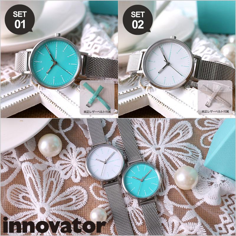 【新品】イノベーター IN-0003-0 (グレー系) 時計 腕時計 innovator SOLID ソリード レザーベルト クォーツ / 電池式 レディース innovator - 【新品】イノベーター IN-0003-0 (グレー系) 時計 腕時計