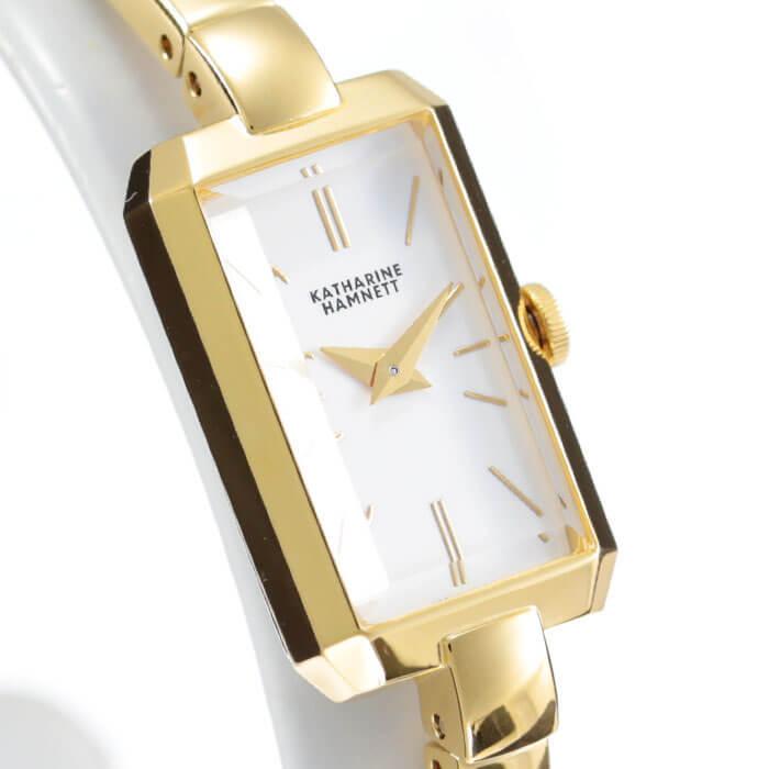 キャサリンハムネット 時計 KATHARINE HAMNETT 腕時計 レクタングル RECTANGLE レディース ホワイト KH88H8-B04 人気 ブランド 日本製 JAPAN オシャレ｜watch-lab｜04