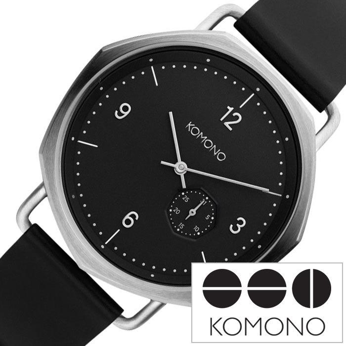 コモノ オルソン 時計 KOMONO ORSON 腕時計 メンズ レディース ブラック KOM-W4155 ペア お揃い コーデ ウォッチ 人気 おすすめ かわいい おしゃれ 革