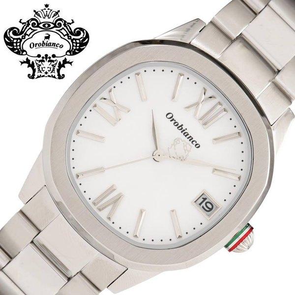 オロビアンコ 腕時計 オッタンゴラ Orobianco 時計 Ottangola メンズ ホワイト Or0078 100 人気 ブランド おすすめ おしゃれ 大人 かっこいい 白 メタル Or0078 100 正規腕時計の専門店ウォッチラボ 通販 Yahoo ショッピング