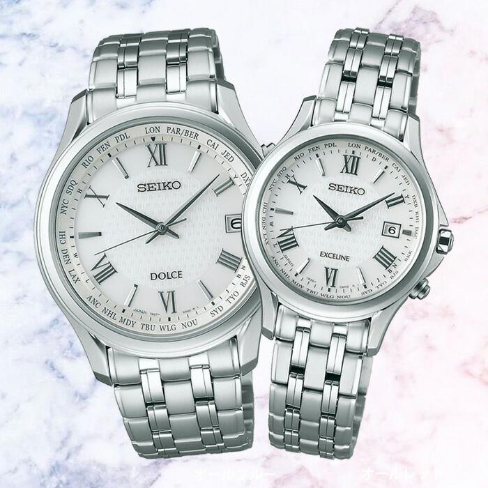 SEIKO Dolce ペアウォッチ シルバーゴールド DOLCE ＆ EXCELINE セイコー ドルチェ アンド エクセリーヌ ペア