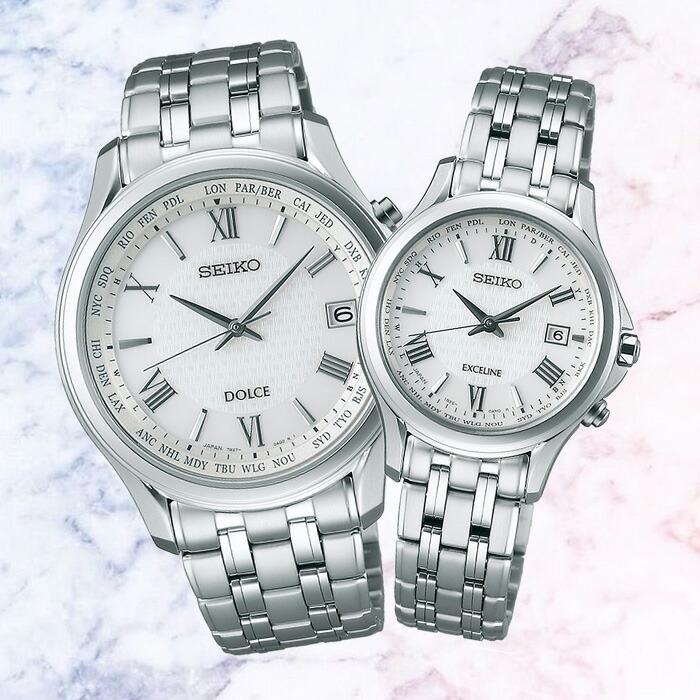 稼働 SEIKO Dolce 腕時計 電波ソーラー ラウンド 3B21 1621 稼働 SEIKO Dolce 腕時計 電波ソーラー ラウンド 3B21 1621