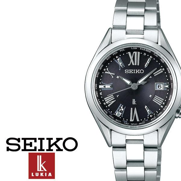 セイコー ルキア ソーラー 電波 ブラック 時計 ソーラー Seiko Lukia 腕時計 レディース レディース腕時計 ブラック Ssqv055 ダイヤ ファッション アナログ Ssqv055 正規腕時計の専門店ウォッチラボ シンプル 人気 ラウンド カジュアル