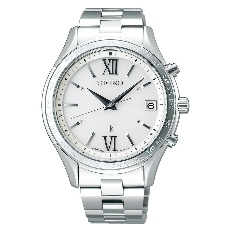 LUKIA セイコー ルキア ソーラー 腕時計 SEIKO 時計 メンズ シルバー