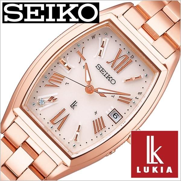 美品】 SEIKO LUKIA SSVW118 ピンクゴールド 腕時計 ルキア 美品