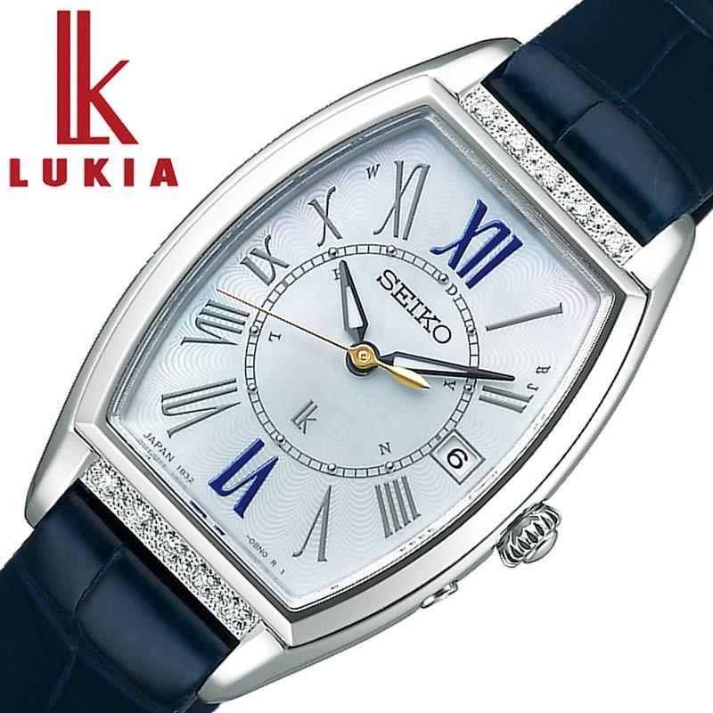 ★稼動品★ ルキア LUKIA 電波ソーラー シルバー セイコー SEIKO LUKIA セイコー ルキア レディ ソーラー 電波 時計 SEIKO Lady