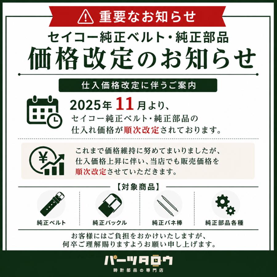 純正品 SEIKO CITIZEN など時計部品まとめセット SEIKO（セイコー） 純正部品 パーツ メタルベルト (金属バンド) 駒用