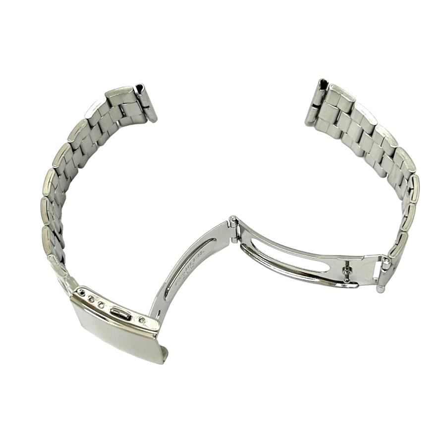 BAMBI バンビ メタル 時計バンドベルト シルバー色 BSBE1134S 18mm