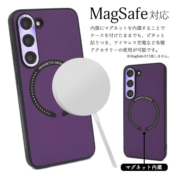 Galaxy S23用MagSafe対応メタリックマットバンパーケース 2023年4月20日発売 ギャラクシーS23 ドコモ・楽天モバイル・au｜watch-me｜06