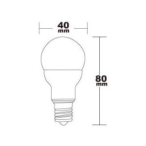 LED電球 ミニクリプトン形 広角230° 小型LEDライト（E17）  高演色Ra＞90 白色370lm/電球色360lm｜watch-me｜04