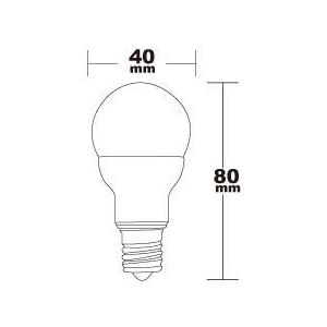 LED電球 10個セット 口金 E17 ミニクリプトン型広角LED電球 4W 白色相当/電球色相当 Ra>90｜watch-me｜04