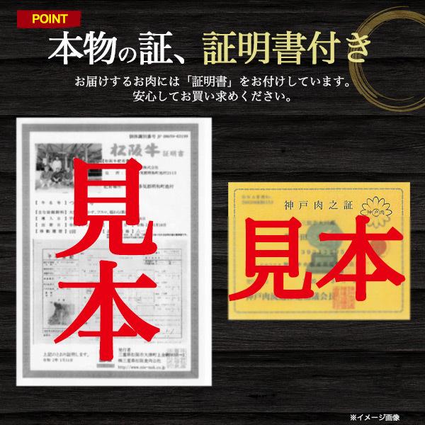 神戸牛 VS 松阪牛 選べる ブランド牛 極セット 600g A5等級 フィレ サーロイン 証明書付 高級 国産牛肉 新築祝い グルメ ギフト お歳暮 冷凍便 お肉｜watch-me｜07