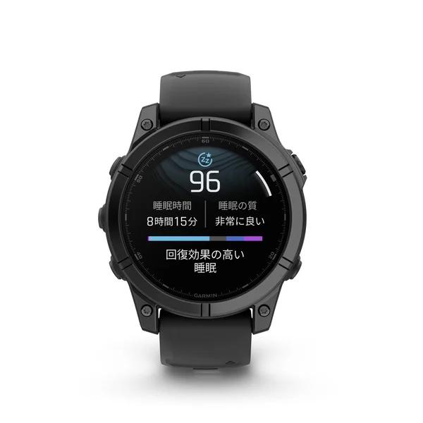 GARMIN ガーミン fenix E 47mm フェニックス E 010-03025-12 フラッグシップGPSウォッチ スマートウォッチ 健康管理 フィットネス ランニング 正規品 爆買の画像