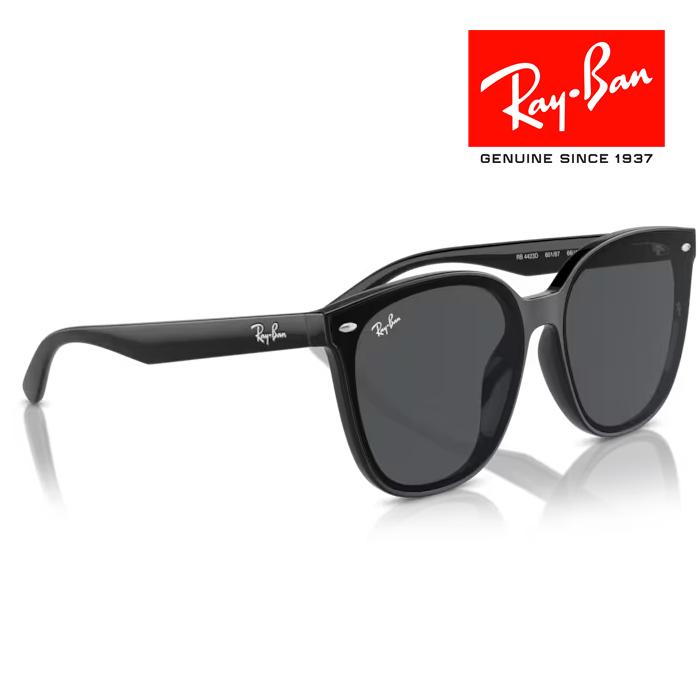 RayBan レイバン サングラス メガネフレーム 66□15 ブラック ダークグレー RB4423D 601/87 クロス付き レイバン純正メガネケース付き 国内正規品の画像