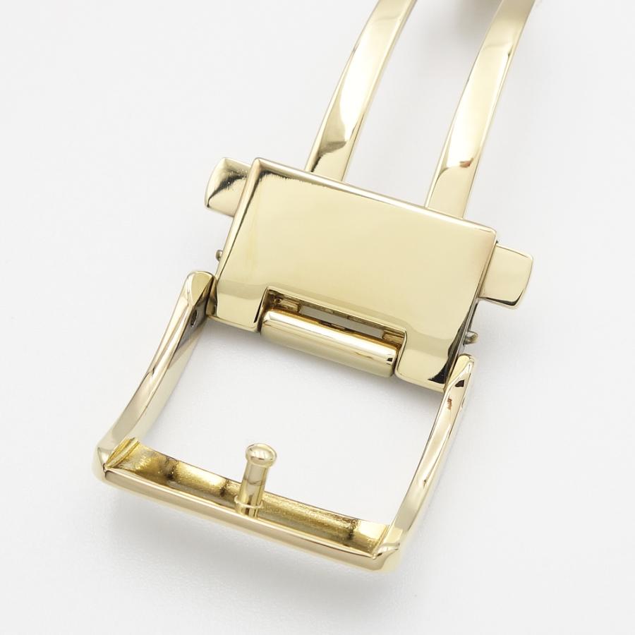 SEIKO（セイコー） 18mm Dバックル プッシュ式 SEIKOロゴ入り 金色