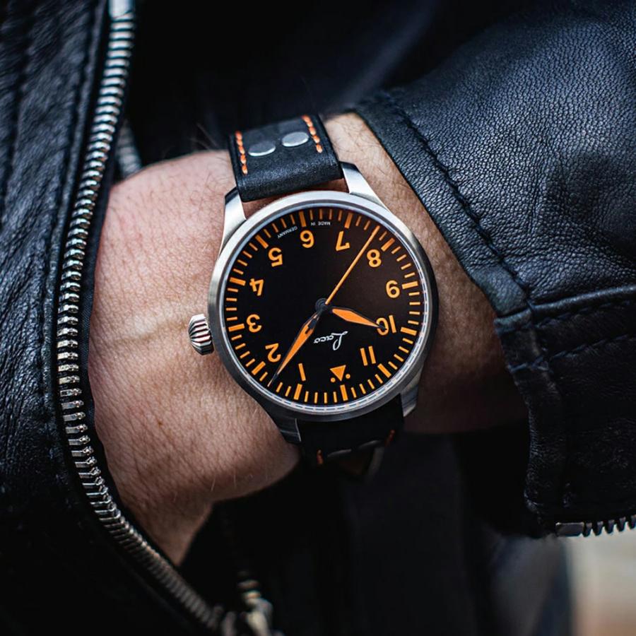 腕時計 ラコ Laco 862129 PILOT Neapel39 パイロット ネアペル39 機械式自動巻き 正規品【お取り寄せ】 爆買の画像