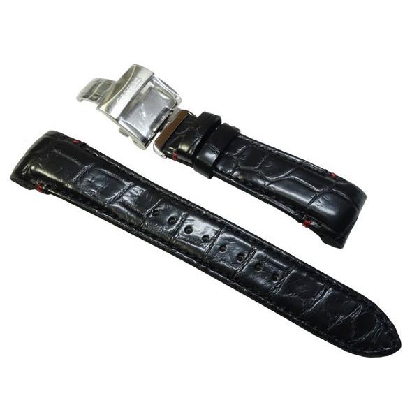 BRIGHTZ 21mm ブライツ純正ベルト D0041AC クロコダイル 黒 SAGH005