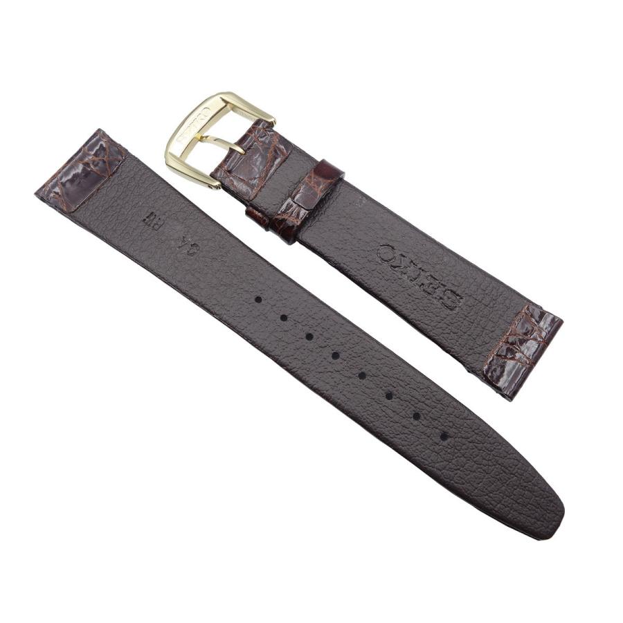 SEIKO（セイコー） 腕時計 時計 ベルト 17mm バンド DA62 ワニサイド