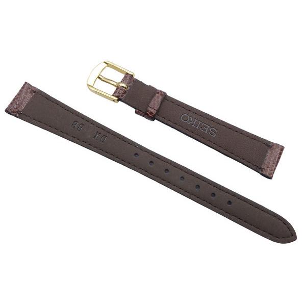 SEIKO（セイコー） 腕時計 時計 ベルト 13mm リザード 焦げ茶 DX17