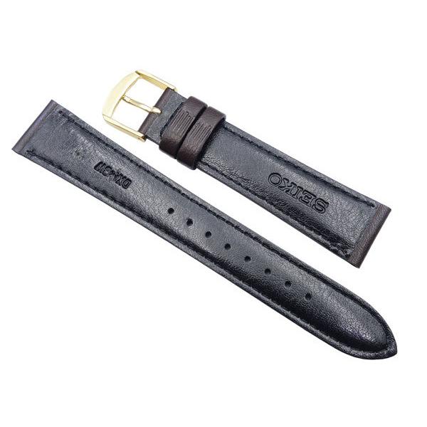 腕時計 時計 ベルト 19mm セイコー SEIKO DX65 牛革スムース こげ茶 正規品｜watch-moonf｜02