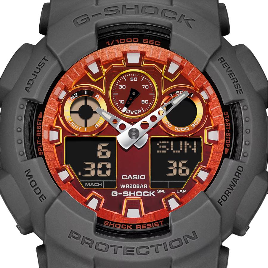 G-SHOCK 腕時計 カシオ GA-100FL-8AJF メンズ クロノグラフ ワールド