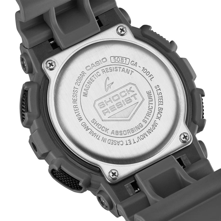 G-SHOCK 腕時計 カシオ GA-100FL-8AJF メンズ クロノグラフ ワールド