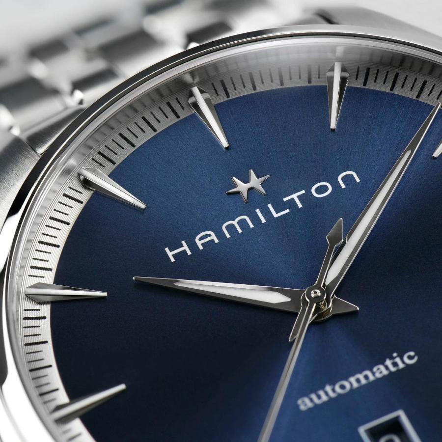 ハミルトン HAMILTON ジャズマスター オート 40mm メンズ 機械式 自動巻き H32475140 Nivachron製ヒゲゼンマイ 正規輸入品 爆買の画像