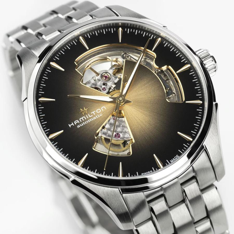 H32675101 ハミルトン HAMILTON ジャズマスター オープンハート 40mm スモーキーダイヤル メンズ 機械式 自動巻き ブラウンダイヤル 正規輸入品【の画像