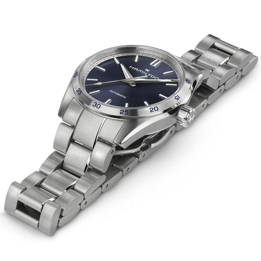 H36115140 ハミルトン HAMILTON ジャズマスター パフォーマー オート Performer Auto 34mm 機械式 自動巻き ブルーダイヤル 正規輸入品 爆買の画像