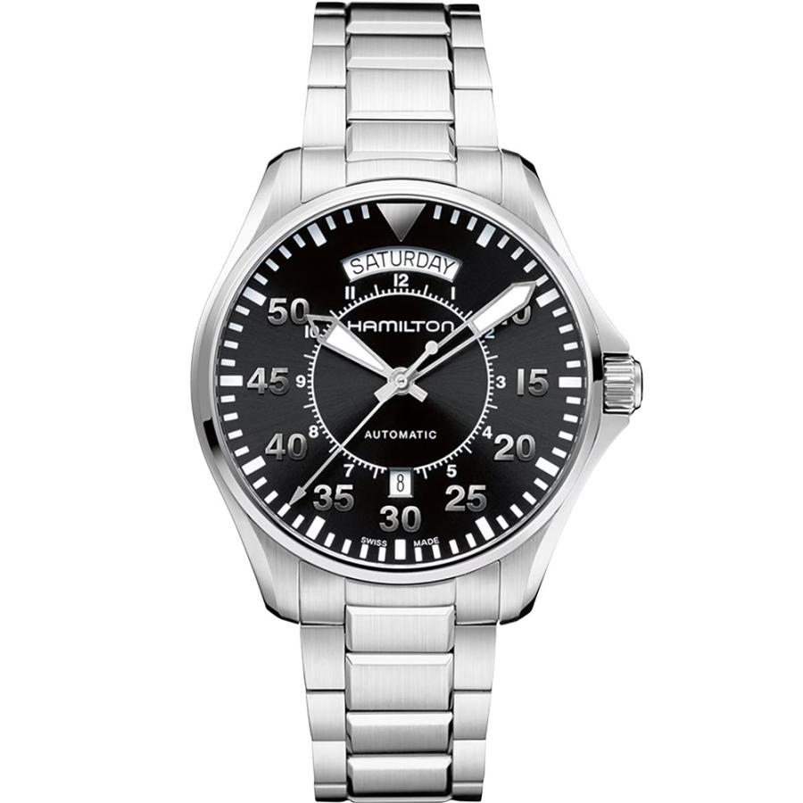 H64615135 ハミルトン HAMILTON カーキ アビエーション パイロット デイデイト オート Khaki Aviation Pilot Day Date Auto 42mm 機械式 自動巻き 正規輸入品の画像