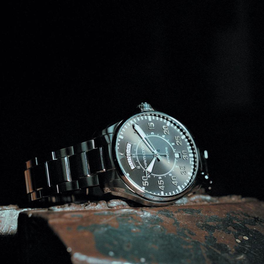 H64615135 ハミルトン HAMILTON カーキ アビエーション パイロット デイデイト オート Khaki Aviation Pilot Day Date Auto 42mm 機械式 自動巻き 正規輸入品の画像