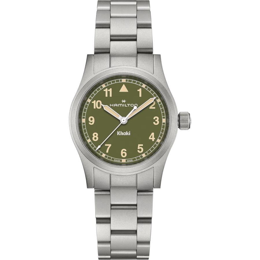 H69301160 ハミルトン HAMILTON カーキ フィールド クォーツ 33mm メンズ Quartz グリーン文字盤 ステンレスベルト 正規輸入品 爆買の画像