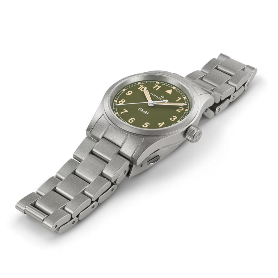 H69301160 ハミルトン HAMILTON カーキ フィールド クォーツ 33mm メンズ Quartz グリーン文字盤 ステンレスベルト 正規輸入品 爆買の画像
