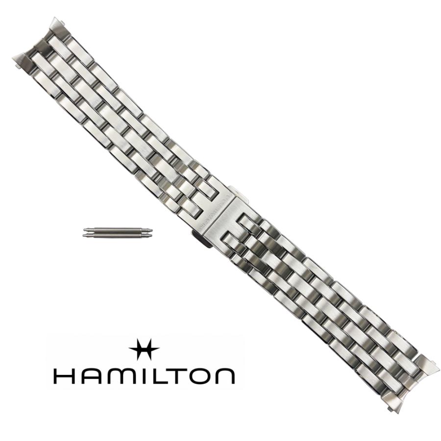 Hamilton ハミルトン　純正　ステンレスベルト　良品　ラグ幅20ｍｍ HAMILTON（ハミルトン） 20mm 純正ベルト ジャズマスター H32475120