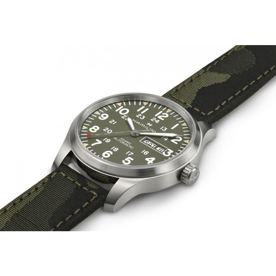 ハミルトン H70535061 HAMILTON 腕時計 Khaki Field Daydate(カーキ フィールド デイデイト) 機械式自動巻き 42mm メンズ 正規品 爆買の画像