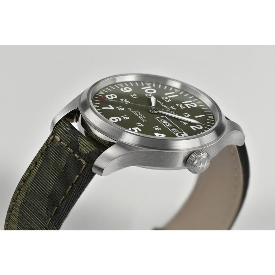 ハミルトン H70535061 HAMILTON 腕時計 Khaki Field Daydate(カーキ フィールド デイデイト) 機械式自動巻き 42mm メンズ 正規品 爆買の画像