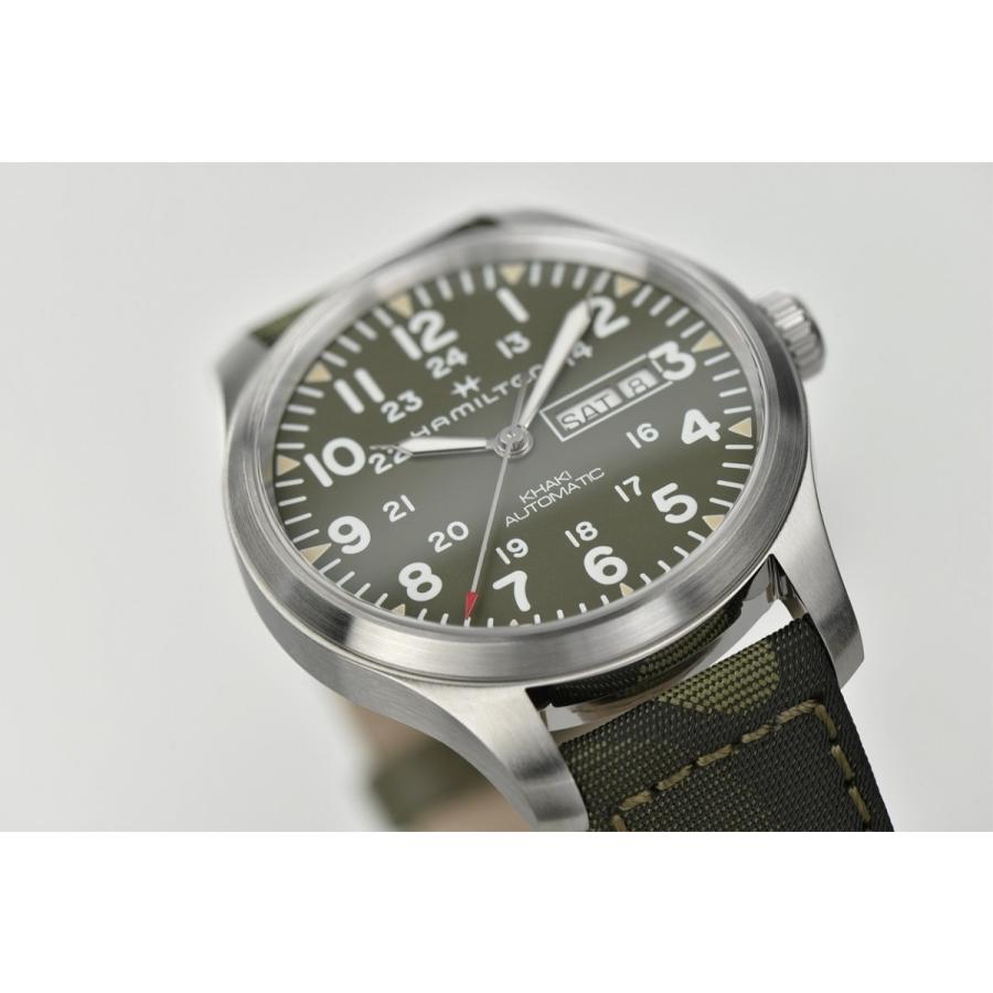 ハミルトン H70535061 HAMILTON 腕時計 Khaki Field Daydate(カーキ フィールド デイデイト) 機械式自動巻き 42mm メンズ 正規品 爆買の画像