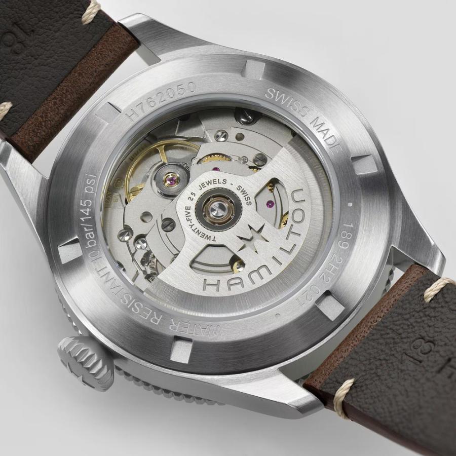 HAMILTON Khaki Aviation Pilot Pioneer ハミルトン カーキ アビエーション パイロット パイオニア 38mm メンズ 機械式自動巻き 腕時計 H76205530 正規輸入品の画像