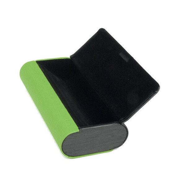 メガネケース 2本用 サングラス 眼鏡入れ グリーン 緑 2本収納