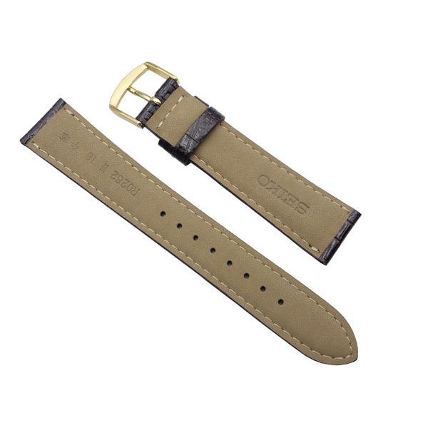 SEIKO（セイコー） 腕時計 時計 ベルト 18mm 牛革テジュー型押し