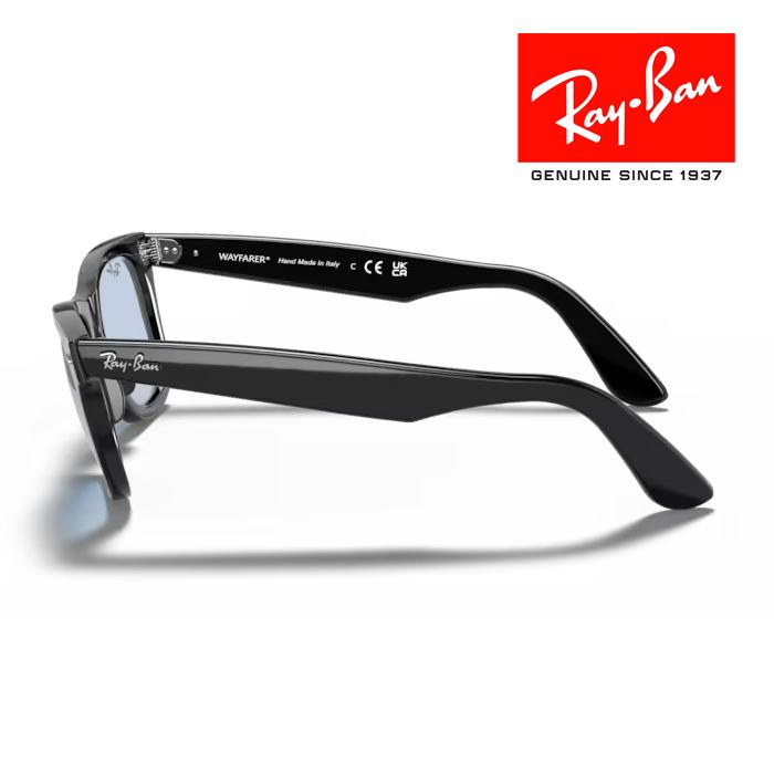 RayBan レイバン ウェイファーラー WAYFARER サングラス メガネフレーム 52□22 ブラック ブルー/グレー RB2140F 901/64 クロス付き 正規品｜watch-moonf｜02