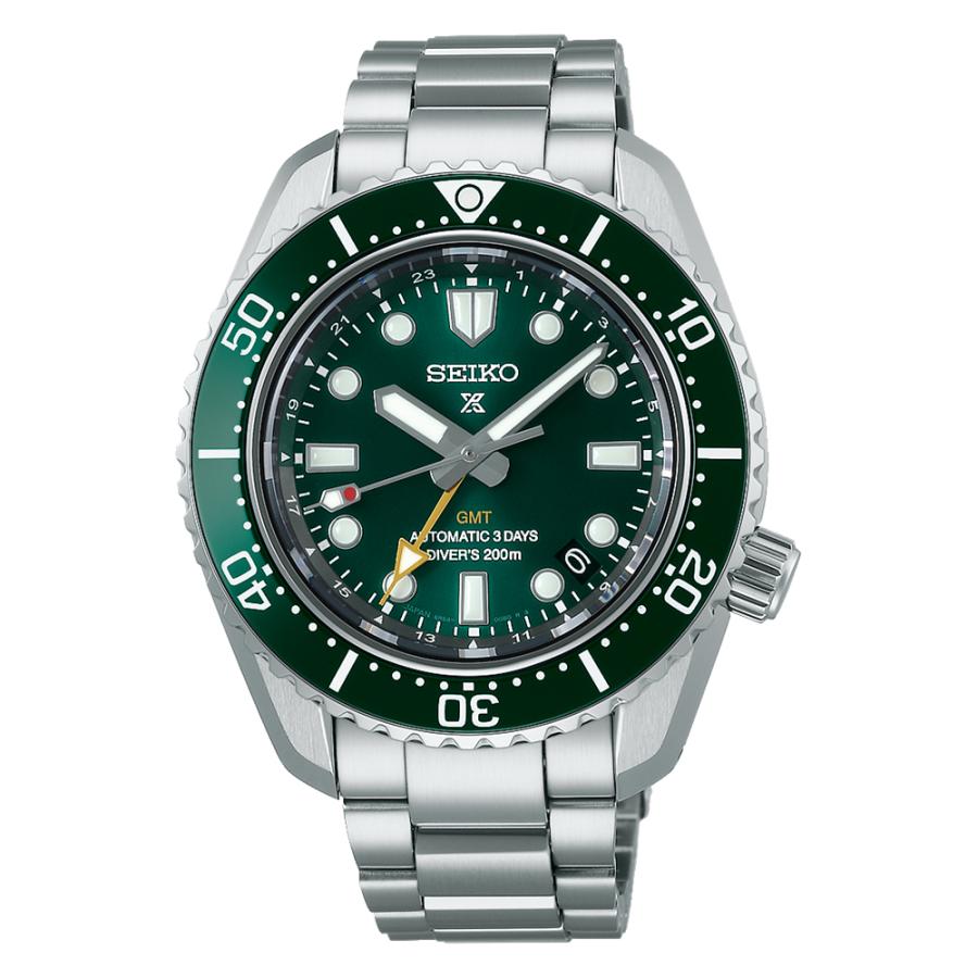 SBEJ009 腕時計 セイコー プロスペックス 自動巻き メンズ 1968 メカニカルダイバーズ 現代デザイン GMT グリーン 正規品｜watch-moonf｜02