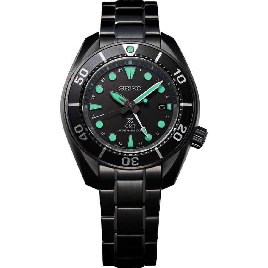 SBPK007 腕時計 SEIKO セイコー プロスペックス ソーラー メンズ GMT The Black Series 正規品 爆買の画像