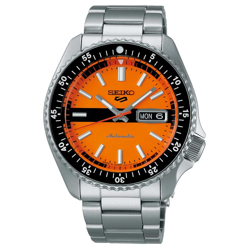【日本製逆輸入SEIKO5SPORTS】日付表示機能付きの自動巻き時計 Seiko 5 Sports （豪華おまけ有） セイコー5 スポーツ 日本製 自動巻