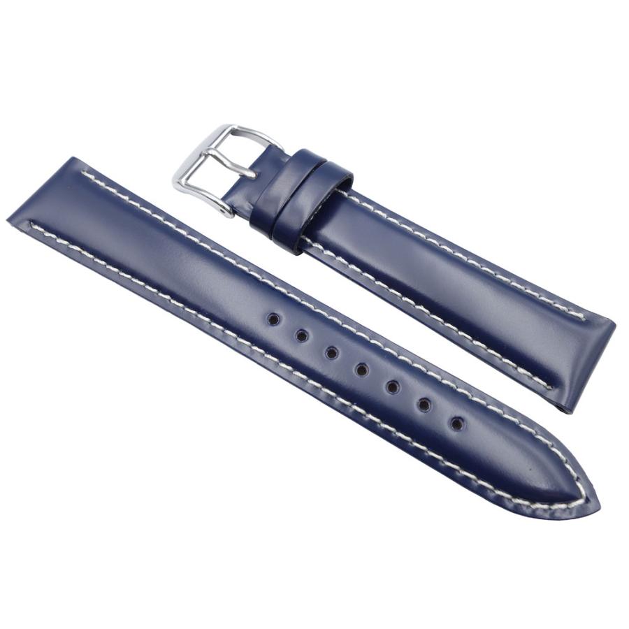 バンビ BUE015D BAMBI 腕時計 時計 ベルト コードバン ネイビー 白