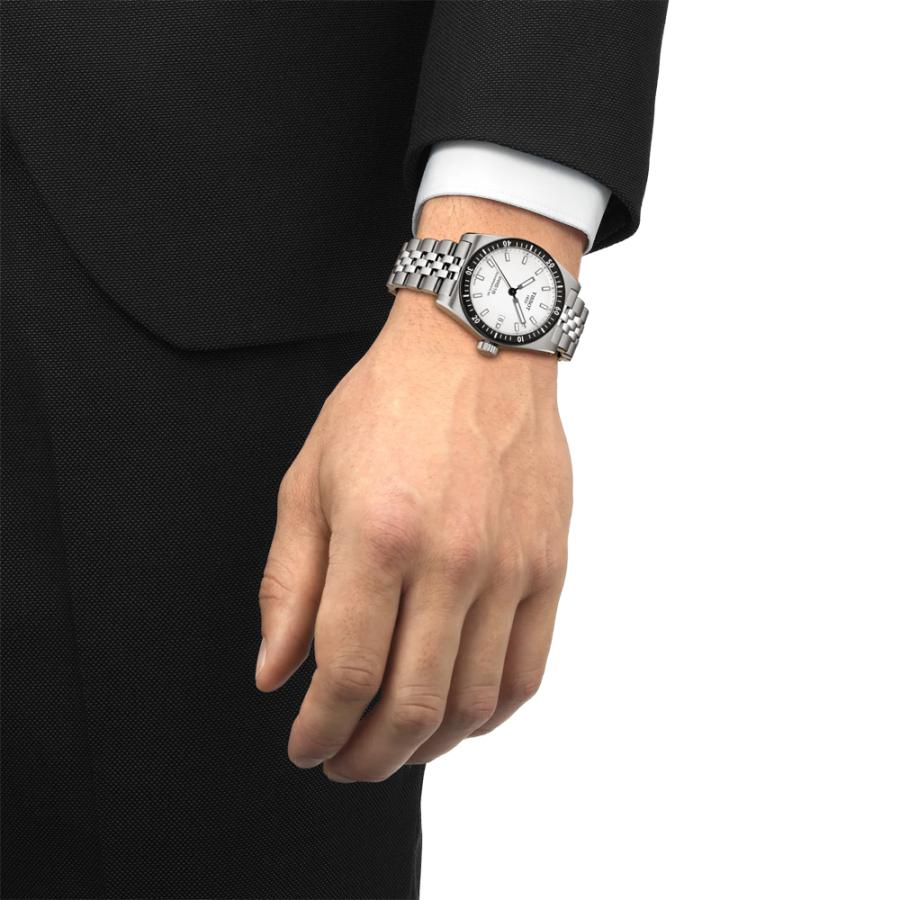 ティソ TISSOT Tissot PR516 Powermatic 80 メンズ 機械式自動巻き T149.407.11.031.00 38mm パワーリザーブ80時間 ニヴァクロンヒゲゼンマイ 正規輸入品 爆買の画像