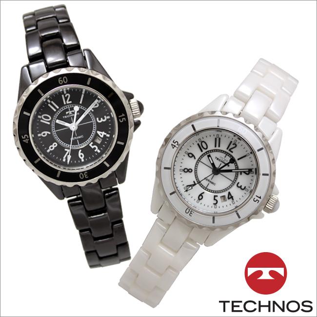 TECHNOS(時計) テクノス T9924 セラミック&ステンレス 三針 TECHNOS(時計) テクノス T9924 セラミック&ステンレス 三針