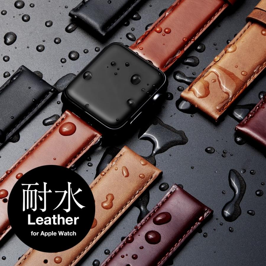 アップルウォッチ バンド For Apple Watch 耐水 本革 レザー 38mm 40mm 42mm 44mm ブランド おしゃれ Awb ウォッチパーツストア 通販 Yahoo ショッピング