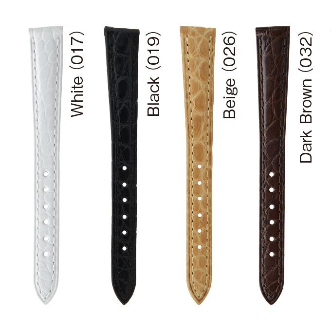 時計ベルト  8mm 10mm 12mm 13mm 14mm 15mm16mm 18mm 20mmレディース 交換 ワニ革 CASSIS RIOM matt リオンマット 時計バンド ca-d0000a68の画像