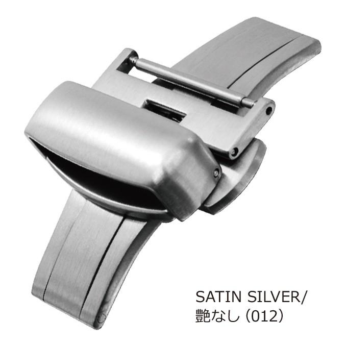 腕時計バックル  バックル交換 ステンレス PBF D-BUCKLE/ピービーエフディーバックル 10mm12mm14mm16mm18mm20mm22mm24mm  シルバー  ca-PBFSILVER-012の画像